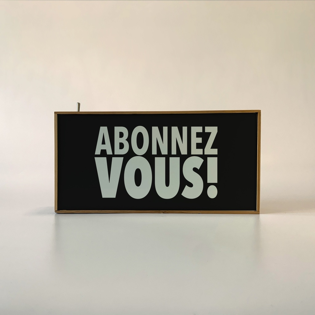 Lightbox Abonnez vous