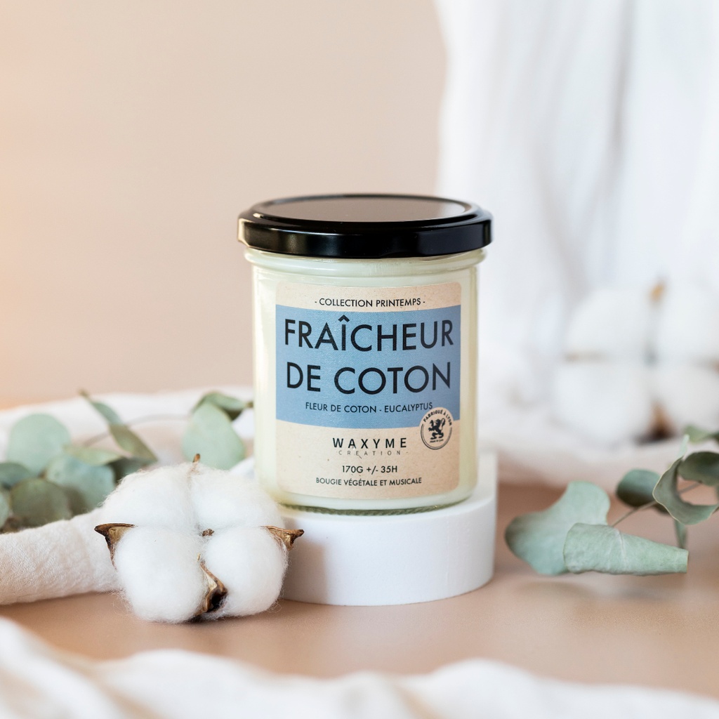 Bougie Fraîcheur de Coton